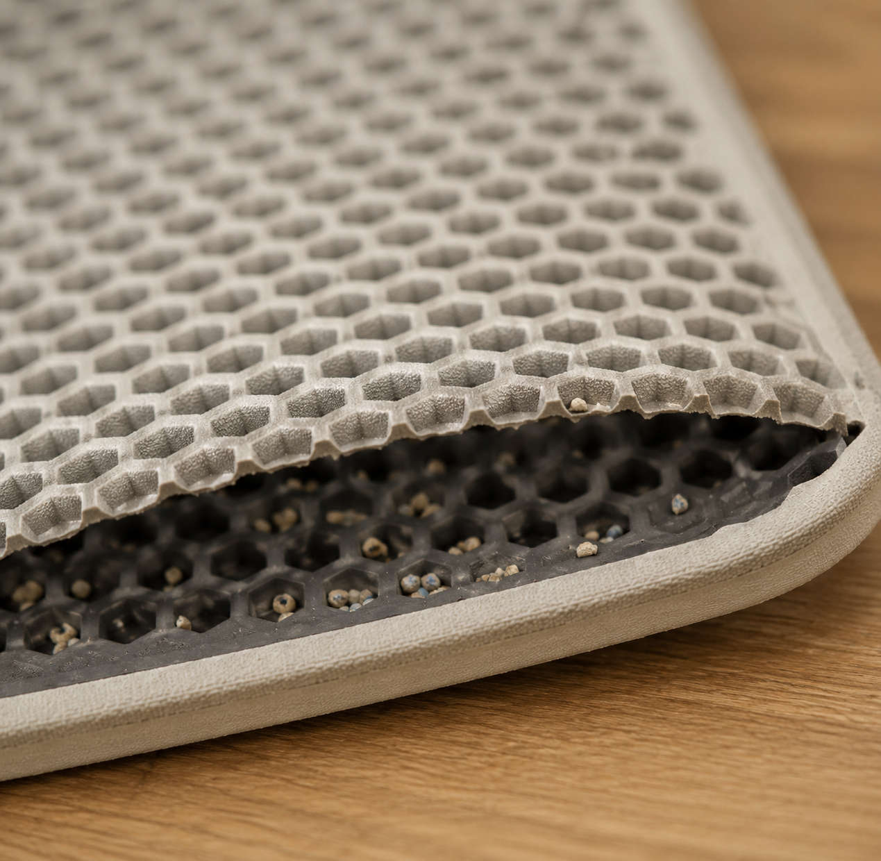 XL Cat Litter Mat – Double Layer Trapping Mat, Waterproof & Easy Clean, Fits All Litter Box Sizes